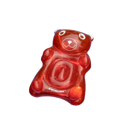 Swimline 60" Inflatable Red Gummy Bear Pool Float